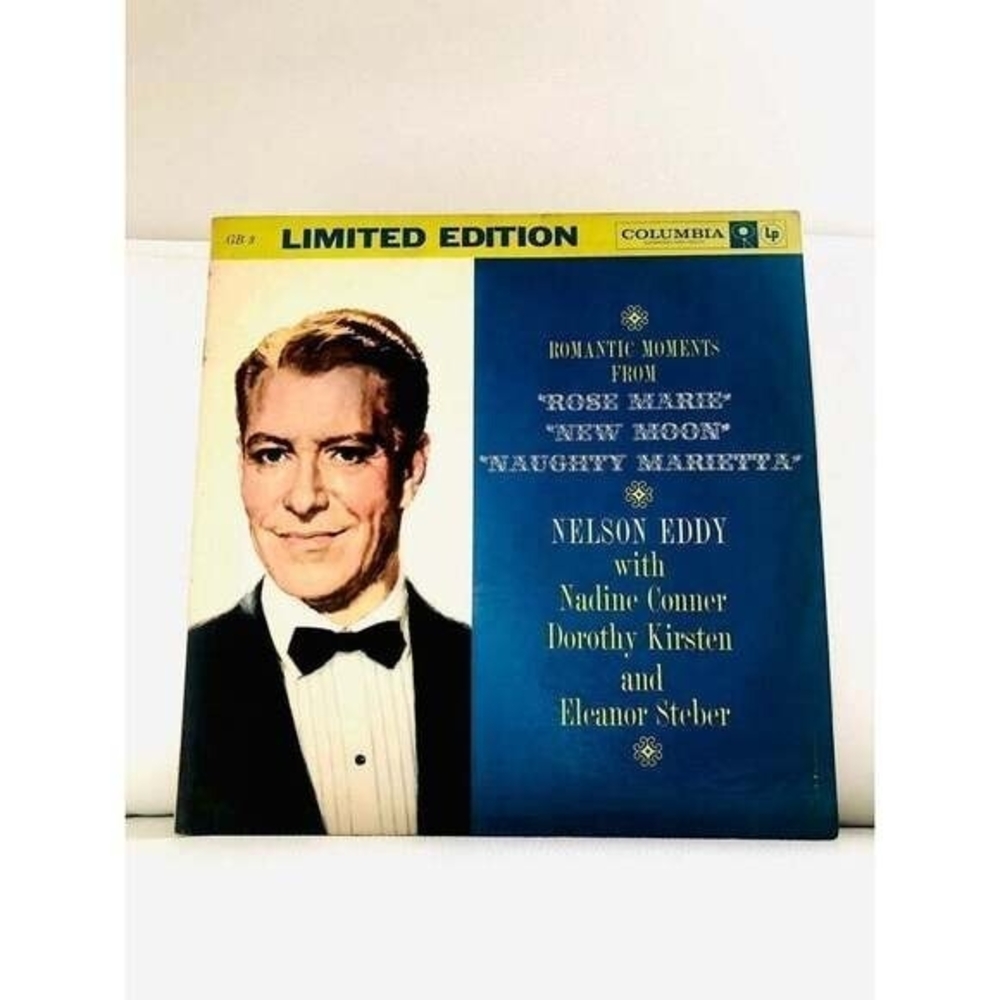 LP Nelson Eddy - Romantic Moments From "Rose Marie" "New Moon" Naughty Marietta